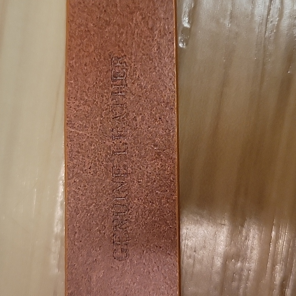 Guess Rhinestone Buckle & Camel Color Belt - Picture 13 of 16